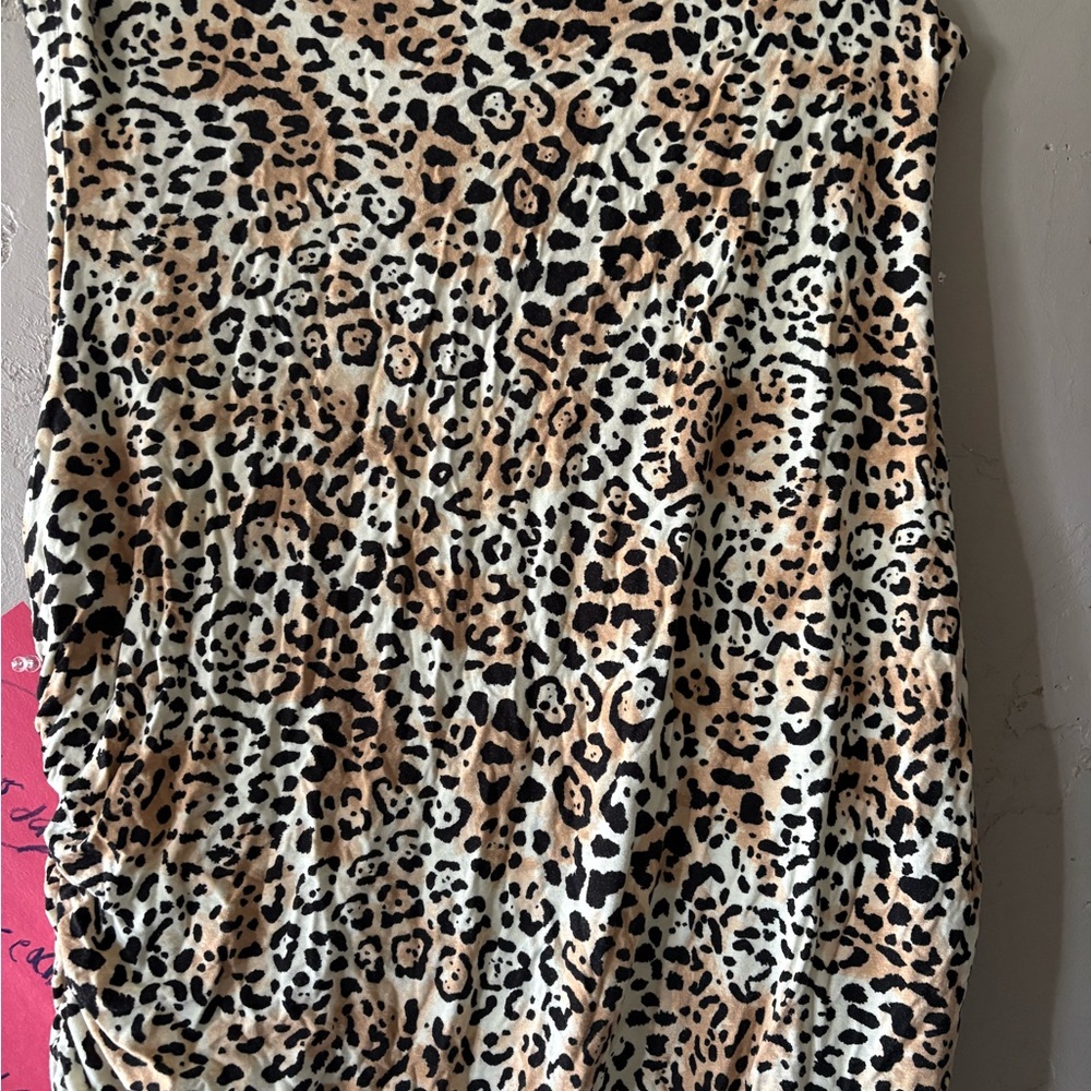 Maurices Animal Print top  in Black and Tan